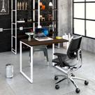 Mesa de Escritorio Office Kuadra 90cm Est.Branca