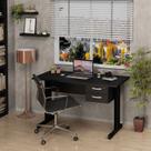 Mesa de Escritório Pé Metálico 120x60cm com Gaveteiro