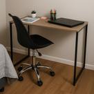 Mesa de Escritório Strassis Design SD-3015 Metal e MDF Cor: Preta