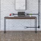 Mesa de Escritório Studio 150cm Industrial Nogal