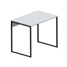 Mesa de Escritório Workspace Branca e Preta 120 cm