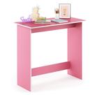 Mesa de estudo Furinno Simplistic Pink 39,37x80x75cm Mesa de estudo Furinno Simplistic Pink 39,37x80x75cm