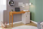 Mesa de estudo helo com porta e gaveta