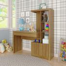 Mesa de Estudos Infantil 122,5x138x46,5cm Lucca Amendoa Mesa de Estudos Infantil 122,5x138x46,5cm Lucca Amendoa