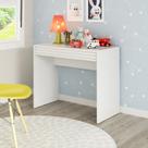 Mesa de Estudos Infantil 90x74, Apollo 1 Gaveta 90cm Branco