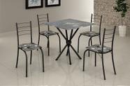 Mesa de granito 70X70 de 4 lugares- Conj Rio
