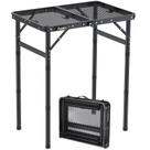 Mesa de grelha dobrável Anbte Alumínio Ajustável com 70 cm de altura