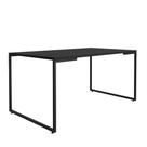 Mesa de Jantar 06 Lugares Porto 160cm Preto Mesa de Jantar 06 Lugares Porto 160cm Preto