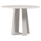 Mesa De Jantar 100x100 Cm Isabela Com Vidro Off White New Ceval Mesa De Jantar 100x100 Cm Isabela Com Vidro Off White New Ceval