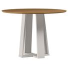 Mesa de Jantar 100x100 cm Isabela sem Vidro Off White Ype New Ceval Mesa de Jantar 100x100 cm Isabela sem Vidro Off White Ype New Ceval