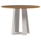 Mesa de Jantar 100x100 cm Isabela sem Vidro Off White Ype New Ceval Mesa de Jantar 100x100 cm Isabela sem Vidro Off White Ype New Ceval