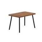 Mesa de Jantar 1,20 Carraro Stellar Nogal/Preto