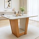 Mesa de Jantar 120x80cm Tampo MDF/Vidro Apogeu