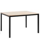 Mesa de Jantar 120x90cm Tampo Madeira Maciça Denver
