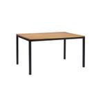 Mesa de Jantar 120x90cm Tampo Madeira Maciça Denver