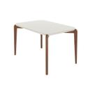 Mesa de Jantar 135cm Retangular com Vidro Donatella