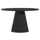 Mesa de Jantar 135x135 cm Isis com Vidro Preto New Ceval Mesa de Jantar 135x135 cm Isis com Vidro Preto New Ceval