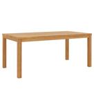 Mesa de Jantar 1555N 6 Lugares Retangular Madeira Taeda 180cm Rustic Milani Movelaria