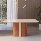 Mesa de Jantar 160cm Retangular Tampo de Vidro Aurora Móveis Zamarchi Mesa de Jantar 160cm Retangular Tampo de Vidro Aurora Móveis Zamarchi