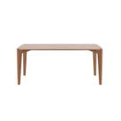 Mesa de Jantar 180cm com Pés de Madeira e Travessa de Aço Harmony Marrom/Canella Mesa de Jantar 180cm com Pés de Madeira e Travessa de Aço Harmony Marrom/Canella