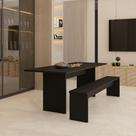 Mesa de Jantar 200x80x74cm 25mm C/01 Banco Essence