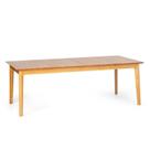 Mesa de Jantar 220x100cm Madeira Maciça Less Amêndoa Mesa de Jantar 220x100cm Madeira Maciça Less Amêndoa