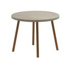 Mesa de Jantar 4 Lug Redonda 99cm Stellar Carraro Pet Ros