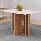Mesa de Jantar 4 Lugares 120cm Zinia Nature/Off H02 - Mpozenato
