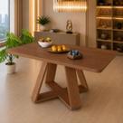 Mesa De Jantar 4 Lugares 120x80 Base Perola Em Mdf Retangular Para Salas Apartamentos e Cozinha Mesa De Jantar 4 Lugares 120x80 Base Perola Em Mdf Retangular Para Salas Apartamentos e Cozinha