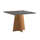 Mesa de Jantar 4 Lugares Quadrada Tampo de Mdp sem Vidro Bariloche