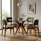 Mesa de Jantar 4 Lugares Redonda Vidro 110cm Pampa Mesa de Jantar 4 Lugares Redonda Vidro 110cm Pampa