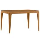 Mesa de Jantar 4 Lugares Retangular 120cm Tampo MDF Claris N01 Ypê - Lyam Decor