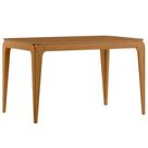 Mesa de Jantar 4 Lugares Retangular 120cm Tampo MDF Claris N01 Ypê - Lyam Decor