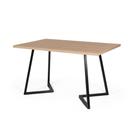 Mesa de Jantar 4 Lugares Retangular 140x75 Industrial Rigo Jade - Straub Web