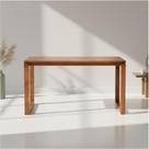 Mesa de Jantar 4 Lugares Retangular Madeira Maciça Craft Marrom/Garapa