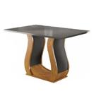 Mesa de Jantar 4 Lugares Retangular Tampo de Mdp Nubia