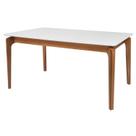 Mesa de Jantar 4 Lugares Retangular Tampo MadeiraMaciça/MDF Portugal