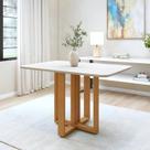 Mesa de Jantar 4 Lugares Retangular Tampo MDF Bold