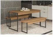 Mesa De Jantar 6 lugares com 2 Bancos