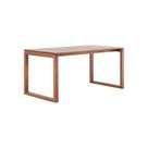 Mesa de Jantar 6 Lugares em Madeira Prisma Oppa Design - Garapa