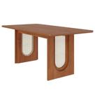 Mesa de Jantar 6 Lugares Tampo MDF 180X90 cm 20588 MOLCI