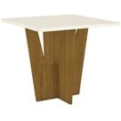 Mesa De Jantar 90 Cm Vértice Henn Nature Com Off White Mesa De Jantar 90 Cm Vértice Henn Nature Com Off White