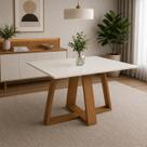 Mesa de Jantar 90cm x 90cm Quadrada para Sala de Jantar Dalla Costa 100% MDF Mesa de Jantar 90cm x 90cm Quadrada para Sala de Jantar Dalla Costa 100% MDF