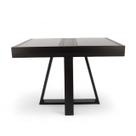 Mesa de Jantar Afrodite Extensível 148cm Tampo de Vidro