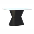 Mesa De Jantar Apollo Tampo Retangular 136x80cm Preto-branco