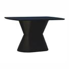Mesa De Jantar Apollo Tampo Retangular 136x80cm Preto