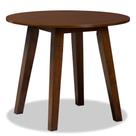 Mesa de Jantar Baxton Ela Marrom Noz 89 cm Redonda