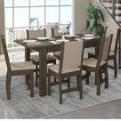 Mesa de Jantar Bellagio 6 Lugares com Cadeira Clara Poliman Móveis
