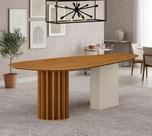 Mesa de Jantar Belle com Tampo Orgânico