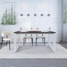 Mesa de Jantar Bronx 160cm Est.Branca